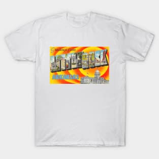 Greetings from Little Rock, Arkansas - Vintage Large Letter Postcard T-Shirt